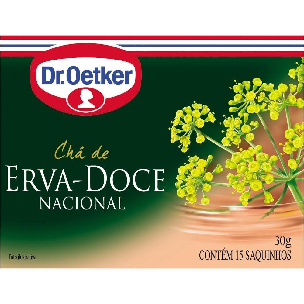 Chá DR OETKER erva doce com 15 Saquinhos 30g