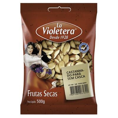 Castanha do Pará La Violetera Sem Casca 500g