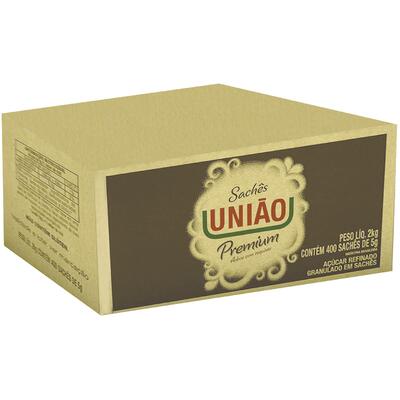 Açúcar União Premium Sachê 400x5g