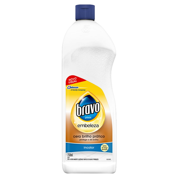 Cera Incolor Bravo Classic Brilho Natural 750ml