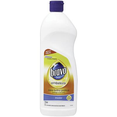 Cera Incolor Bravo Classic Brilho Natural 750ml