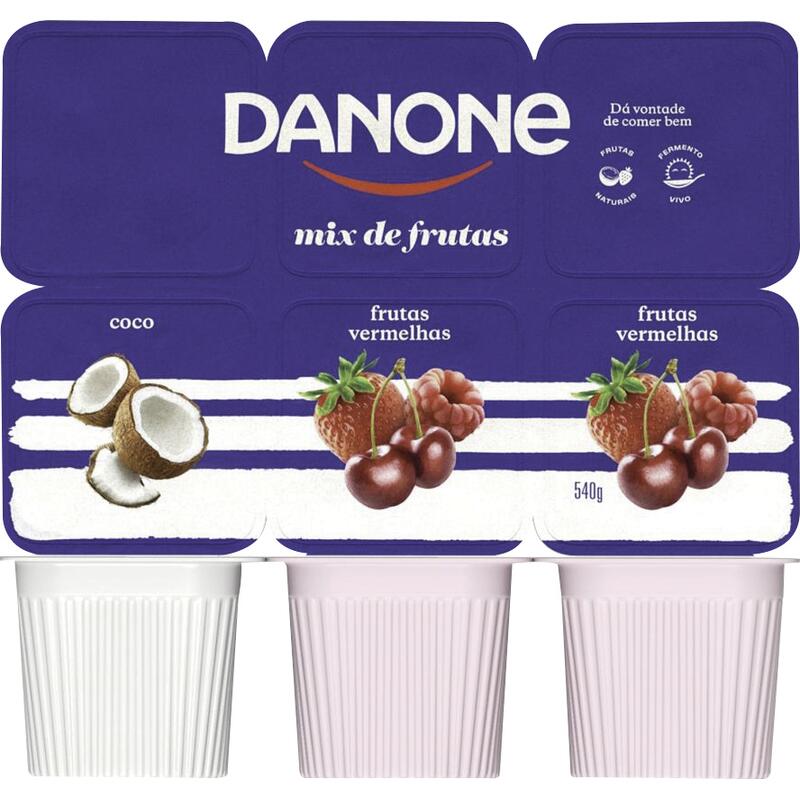 Iogurte Polpa Danone Mix de Frutas 540g