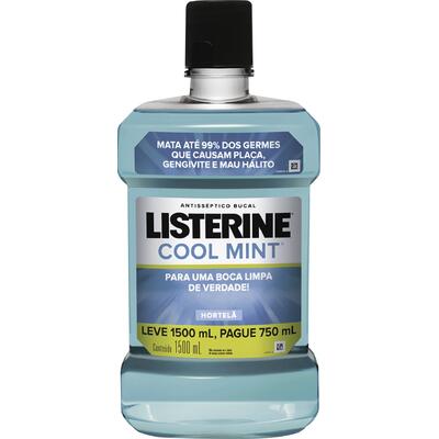 Antisséptico Bucal Listerine Cool Mint 1,5L