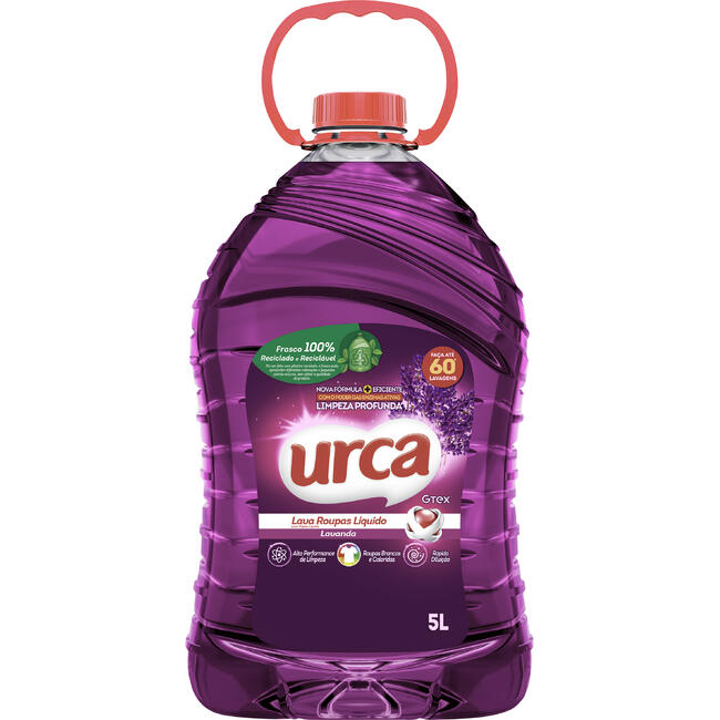 Lava Roupas Líquido Urca Lavanda 5L
