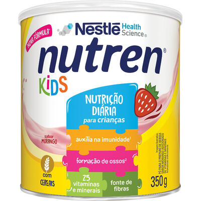 Complemento Alimentar NUTREN Kids Morango 350g
