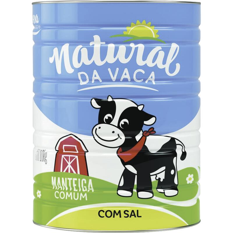 Manteiga Natural da Vaca Com sal 10kg