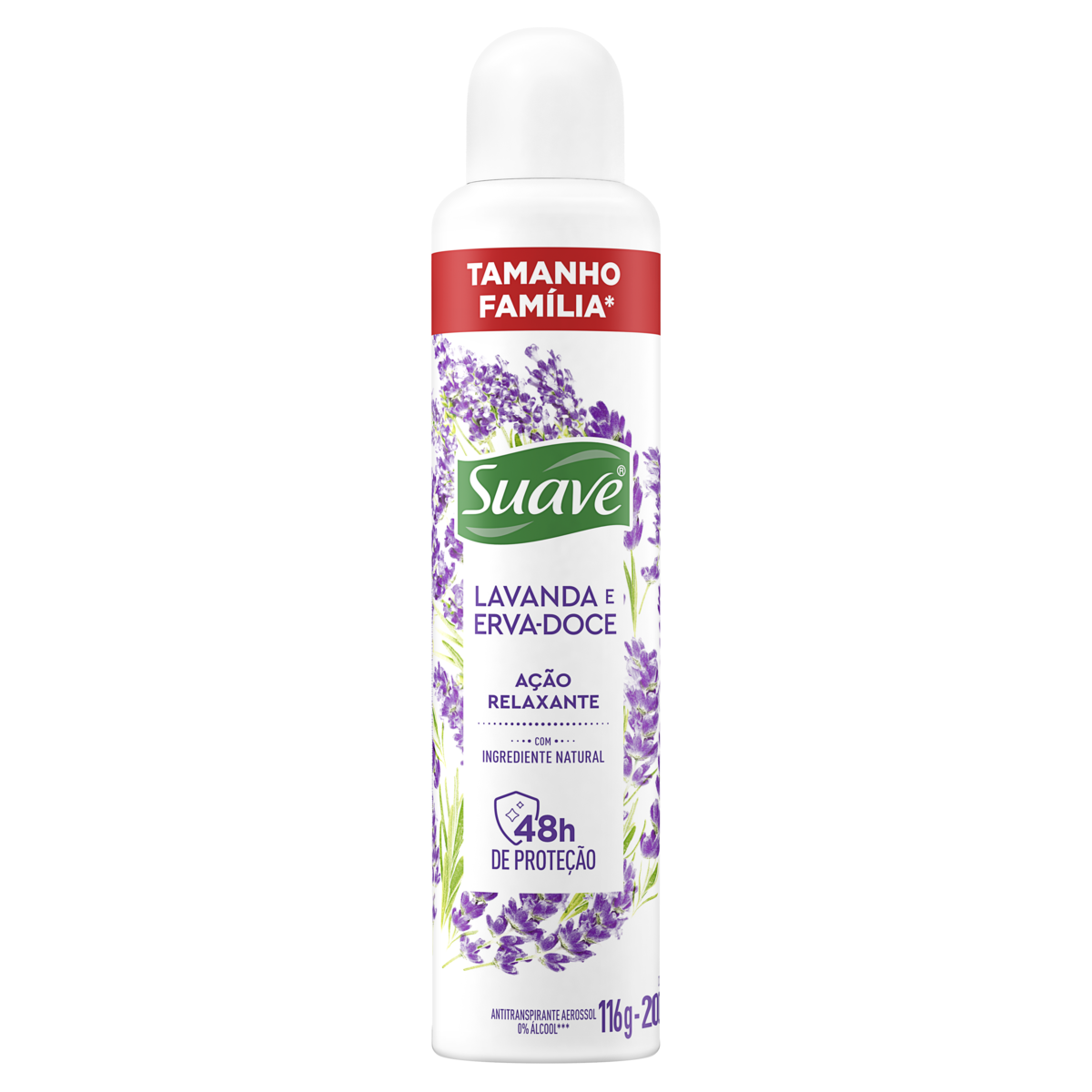 Antitranspirante Aerossol Lavanda e Erva-Doce Suave 200ml Spray Leve Mais Pague Menos