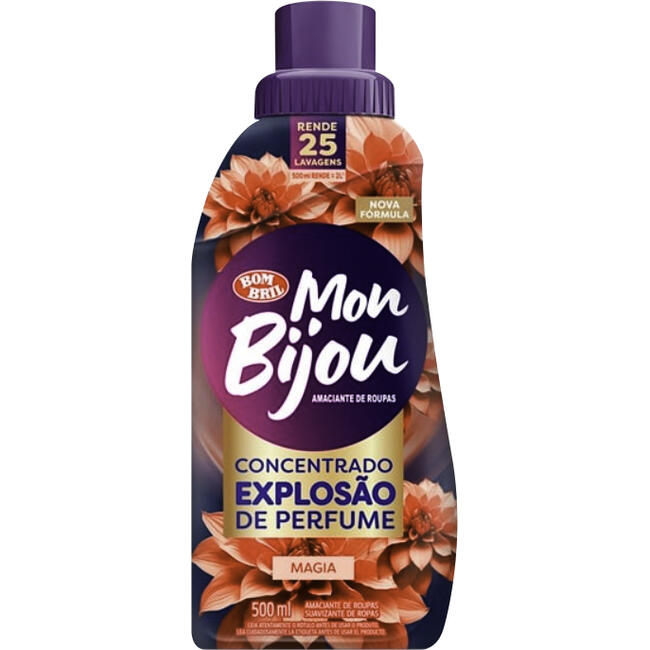 Amaciante de Roupas Concentrado Mon Bijou Magia 500ml