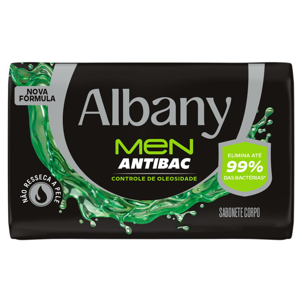 Sabonete Albany 80g - Men Antibac Mentol