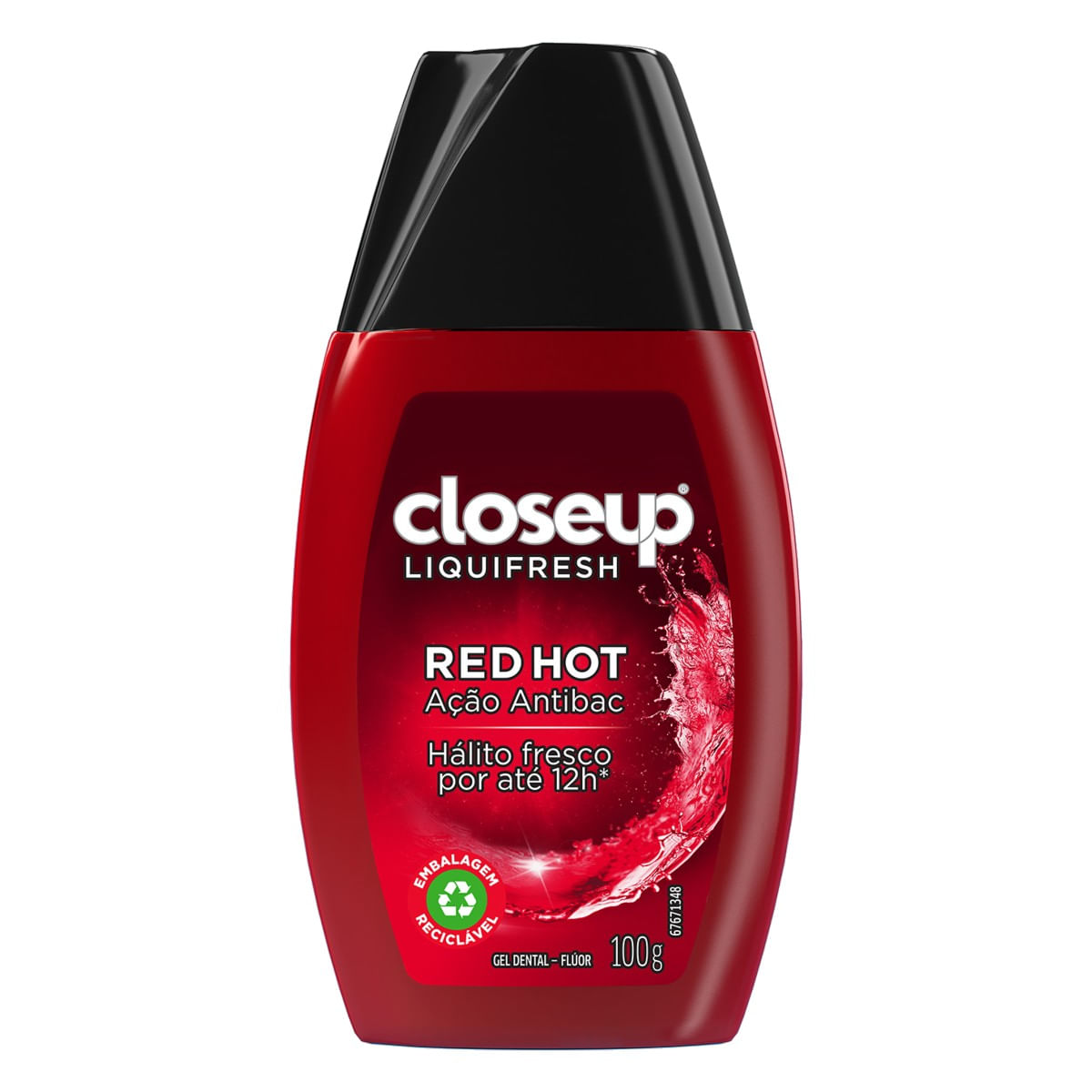 Creme Dental Close Up Líquido Fresh Red Hot 100g