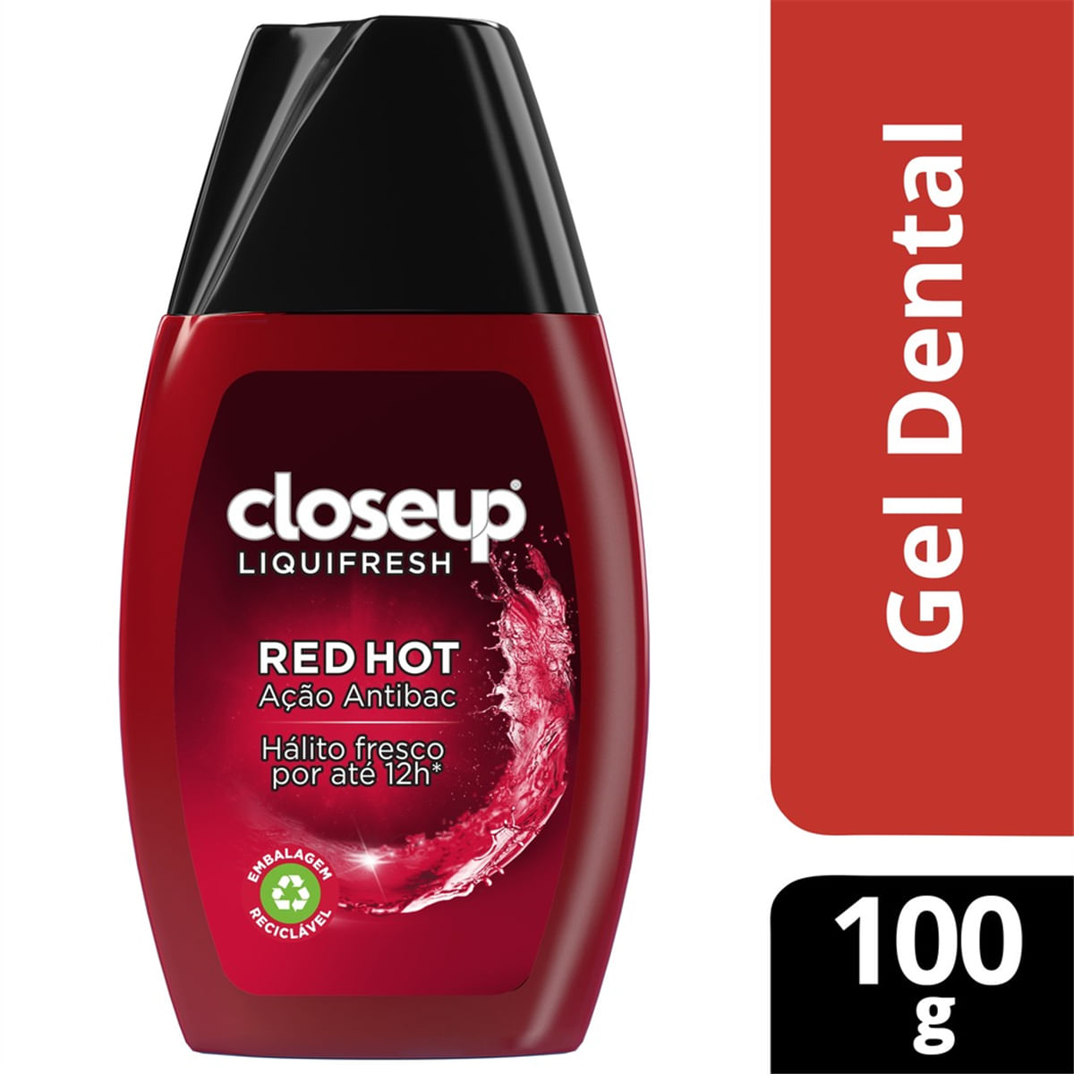 Creme Dental Close Up Líquido Fresh Red Hot 100g