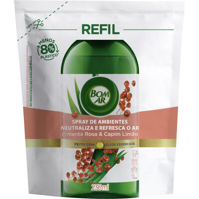 Desodorizador BOM AR Refil De Ambientes Pimenta 236ml