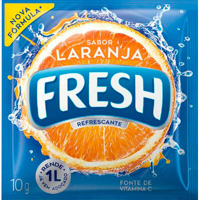 Refresco em Pó Fresh Laranja 10g