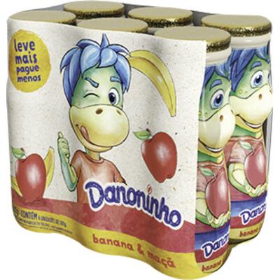 Iogurte Danoninho Pronto Para Beber Banana e maçã 600g