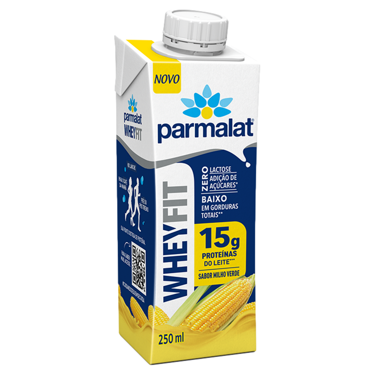 Bebida Láctea Milho Verde Parmalat Wheyfit 250ml