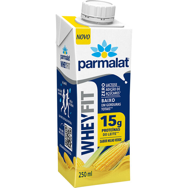 Bebida Láctea Milho Verde Parmalat Wheyfit 250ml