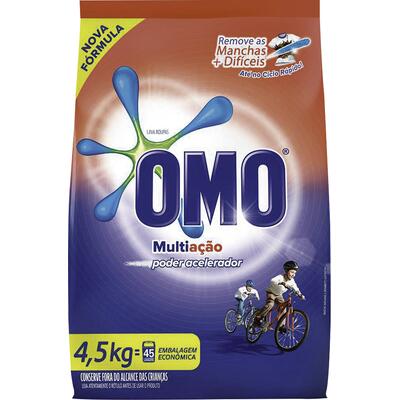 Lava Roupas em Pó Omo Multiação 4,5kg