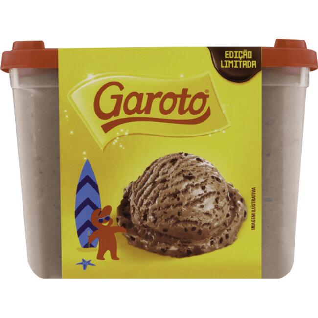 Sorvete Garoto Chocolate 1,5L