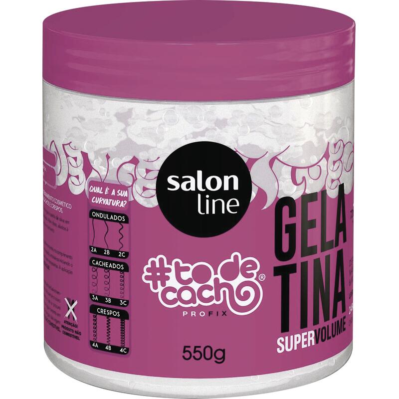 Gelatina Capilar Salon Line Super Volume 550g