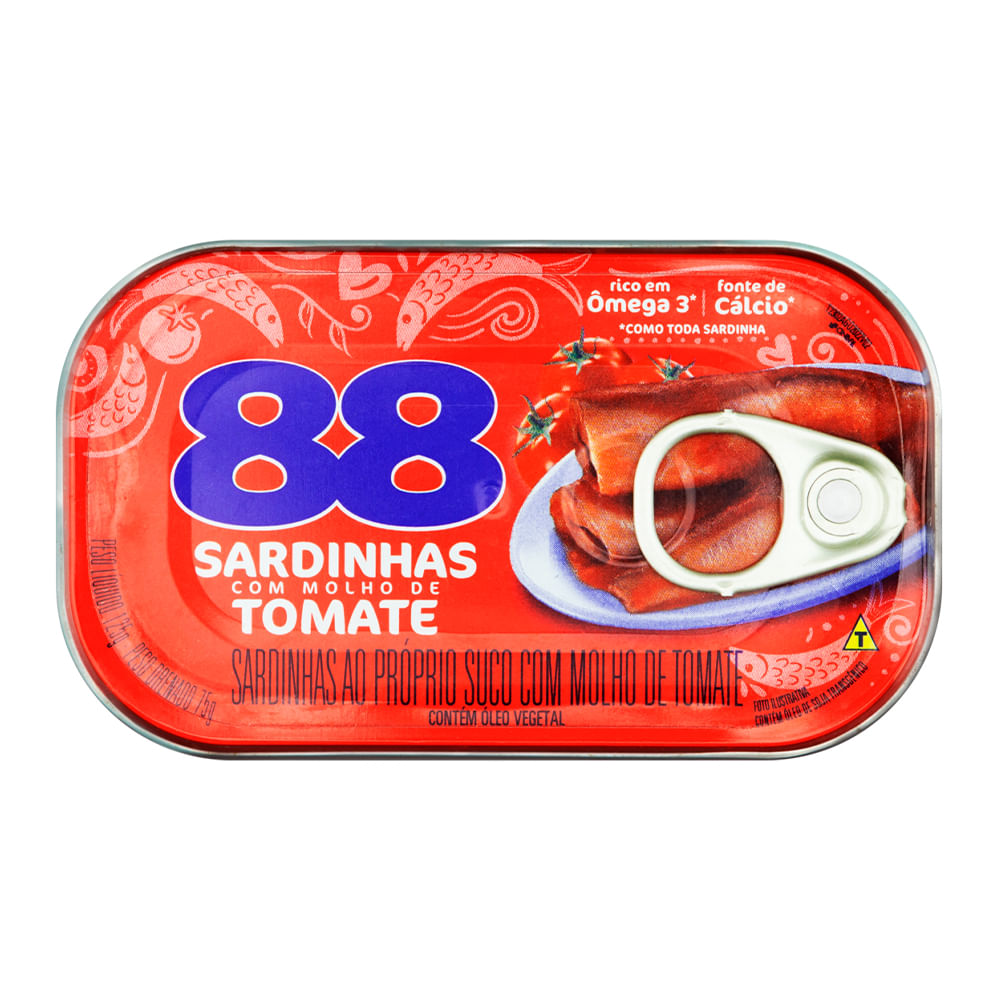 Sardinha 88 com Tomate 125g