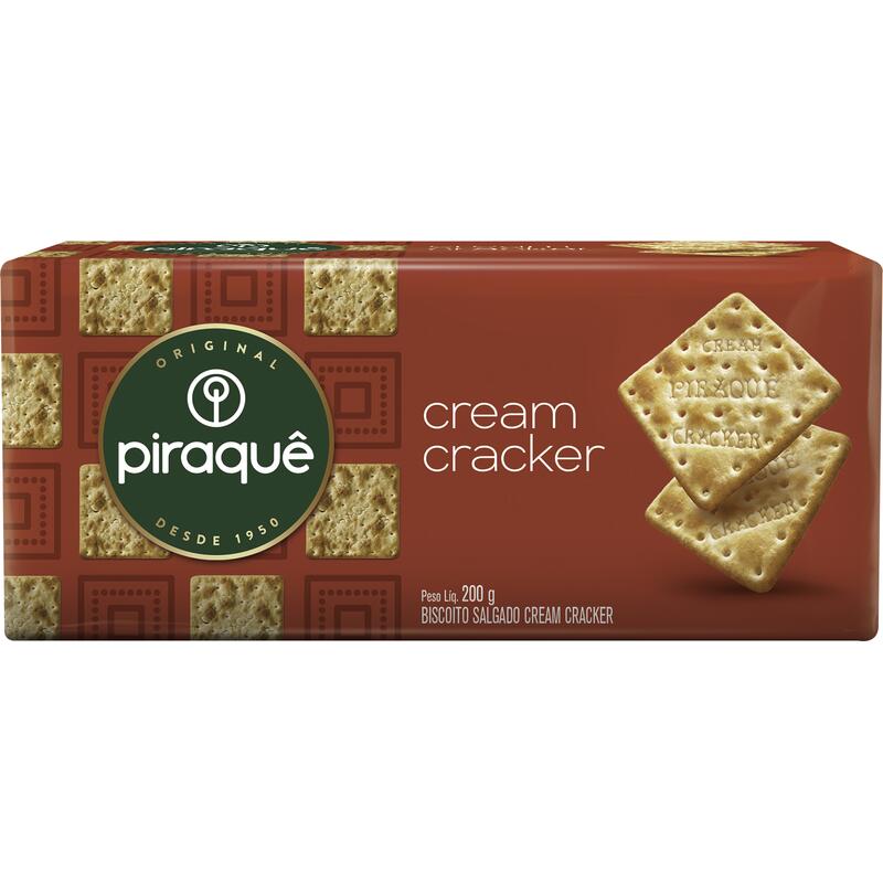 Biscoito Piraquê Cream Cracker Original 200g