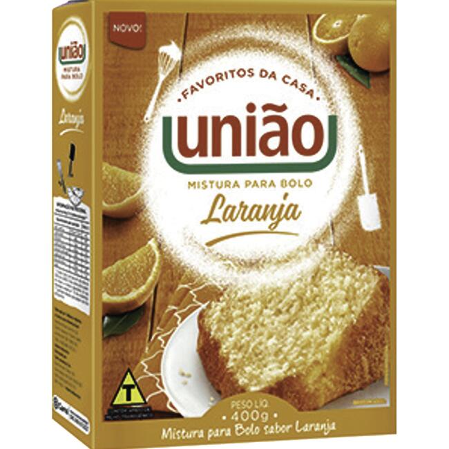Mistura para Bolo União Laranja 400g