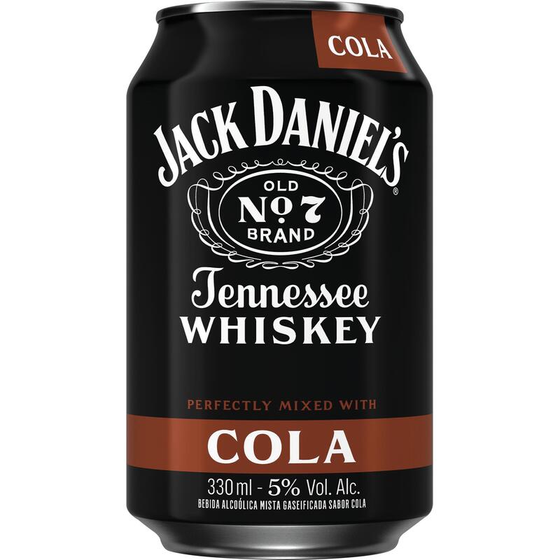 Bebida Alcoólica Mista Jack Daniel's Cola 330ml