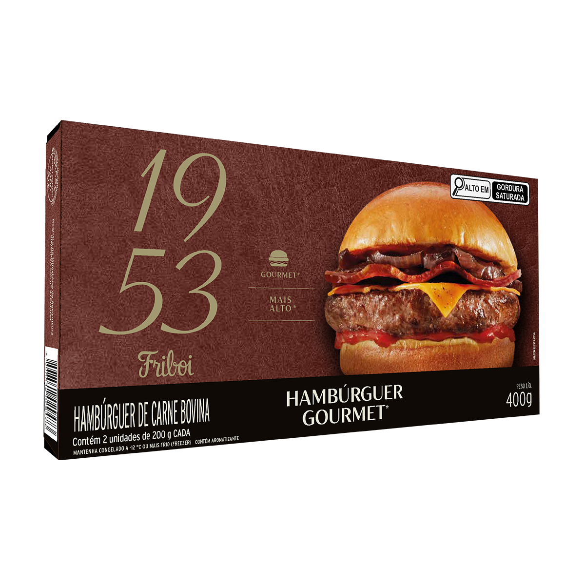 Hambúrguer Gourmet FRIBOI 1953 400G