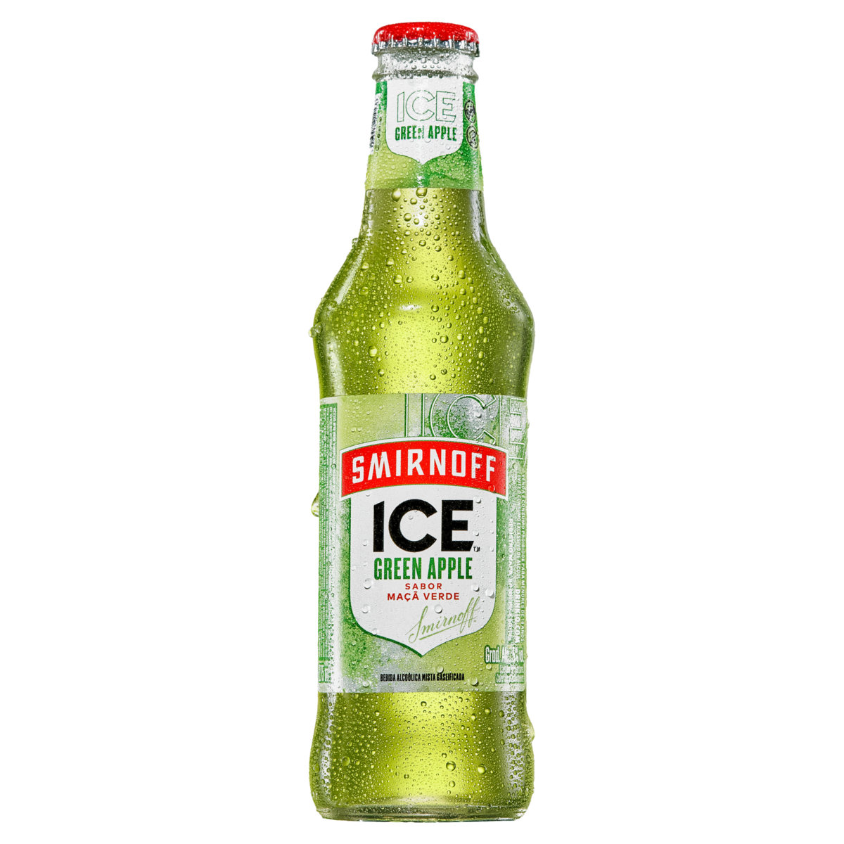 Bebida Mista Alcoólica Gaseificada Green Apple Smirnoff Ice 275ml