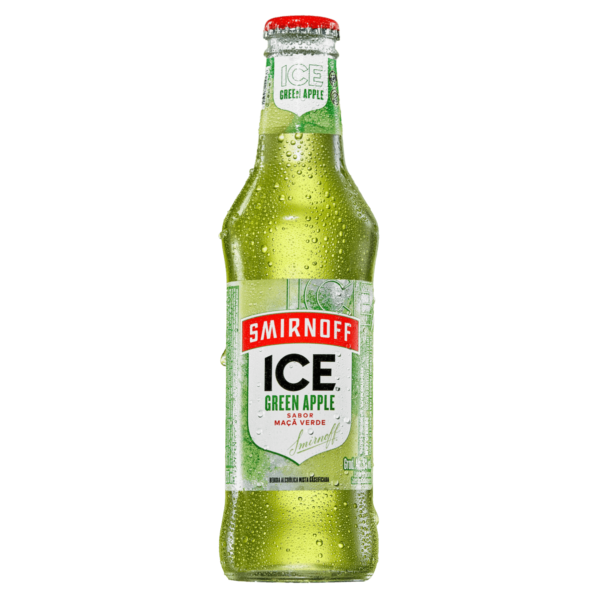 Bebida Mista Alcoólica Gaseificada Green Apple Smirnoff Ice 275ml