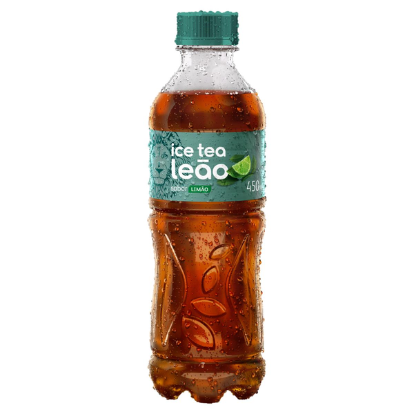 Chá Preto Ice Tea Limão Leão Garrafa 450ml