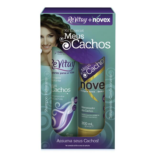 Kit Revitay Novex Shampoo+Cond 300ml Meus Cachos