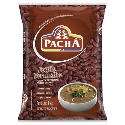 Feijão Vermelho Pachá Tipo 1 1kg