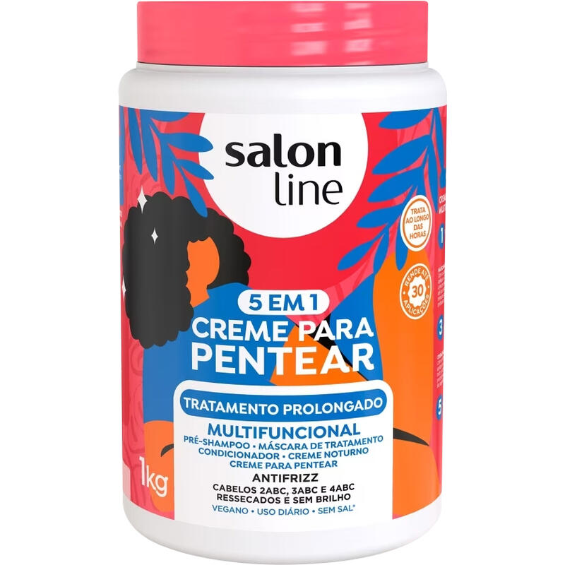 Creme para Pentear Salon Line 5 em 1 1kg