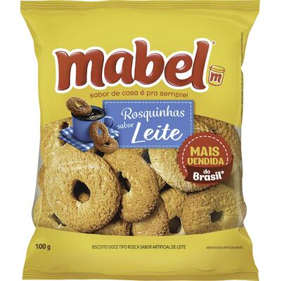 Biscoito Rosquinha Mabel Leite 100g