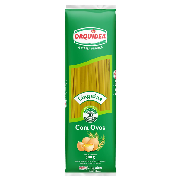 Massa com Ovos Orquídea 500g - Línguine
