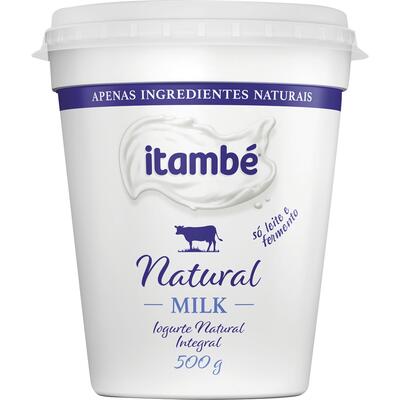 Iogurte Integral Itambé Natural milk 500g