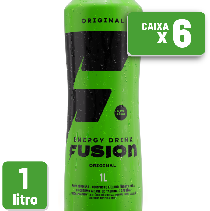 Energético Fusion Pet 1L Caixa c/ 6 un