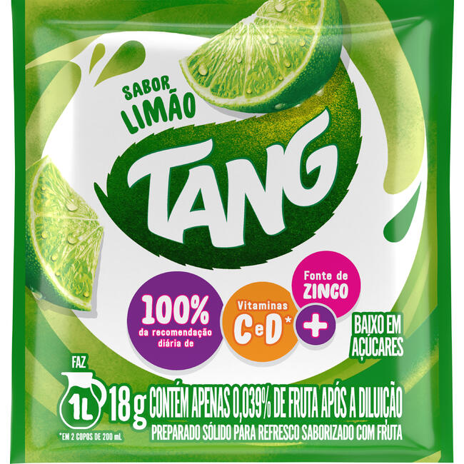 Refresco em pó TANG Limão 18g