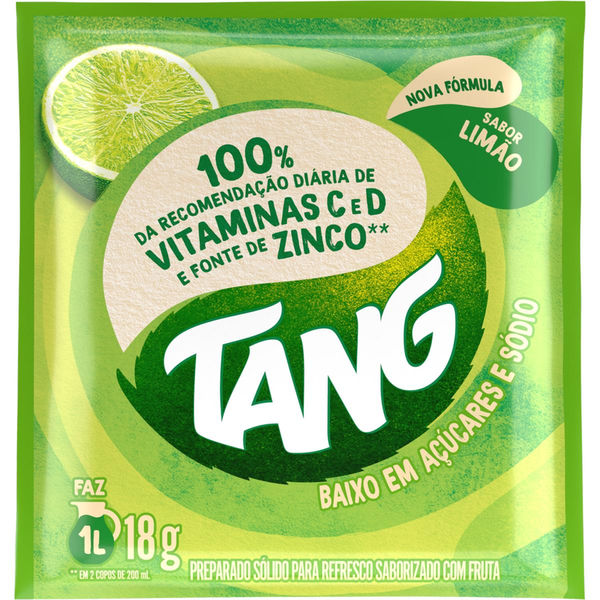 Refresco em pó TANG Limão 18g