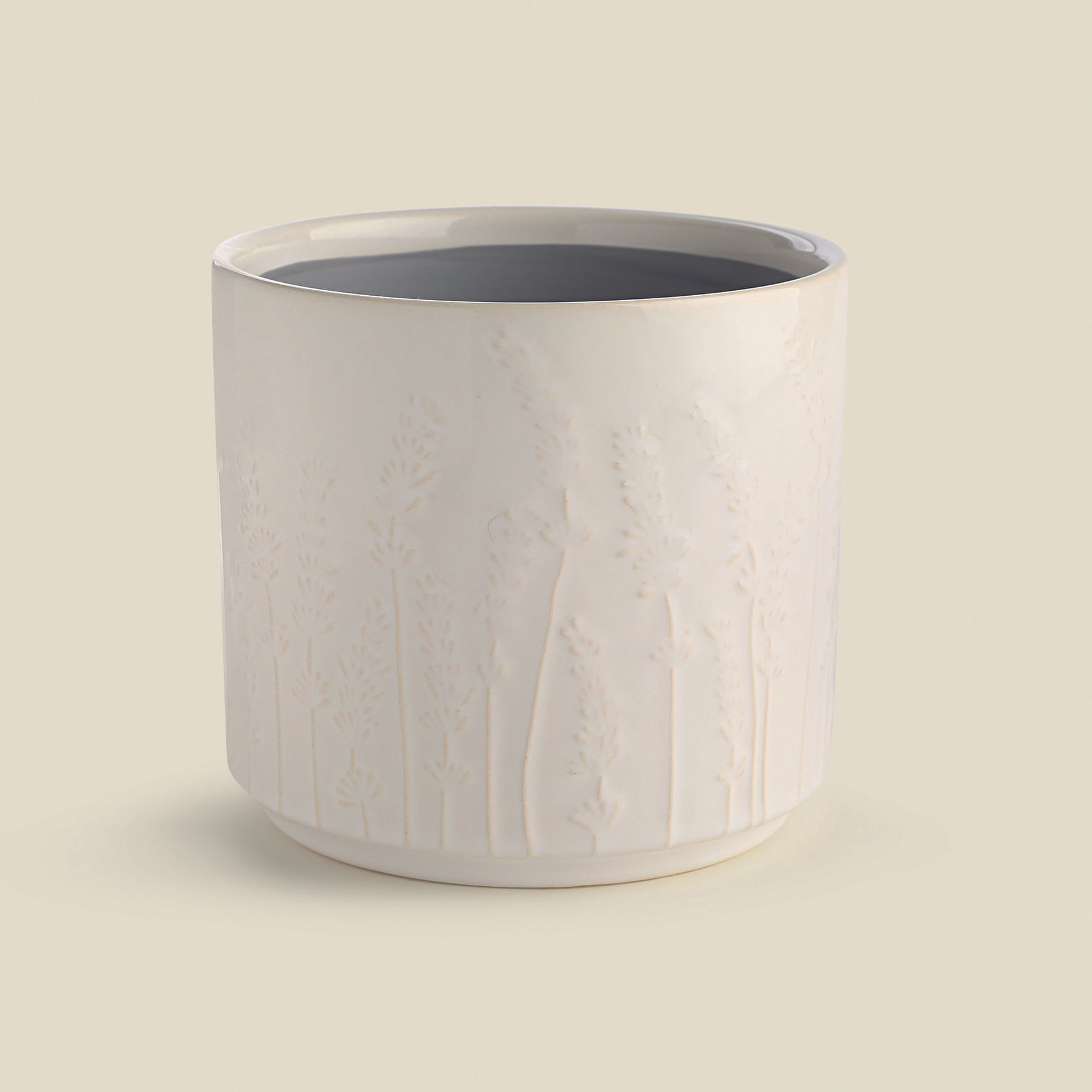 Cachepot Blanche ACASA R 20X18cm Ref.: 2501