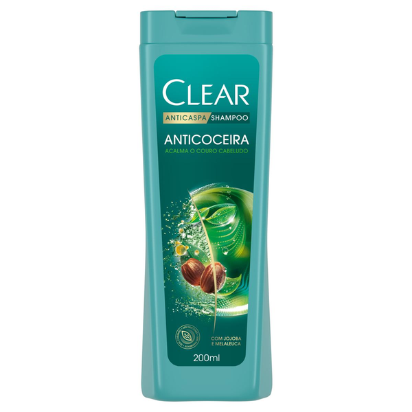 Shampoo Clear 200ml - Anticoceira