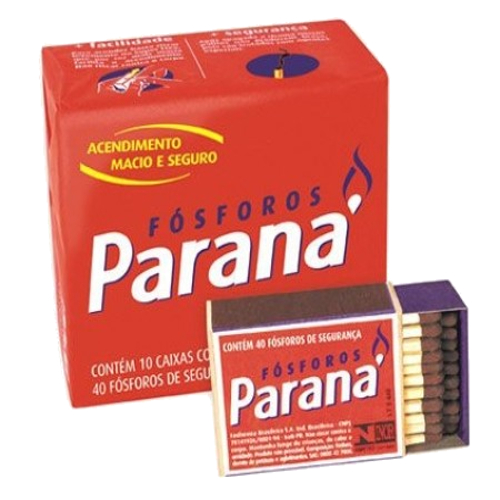 Fósforo Paraná 10 Caixas 40un