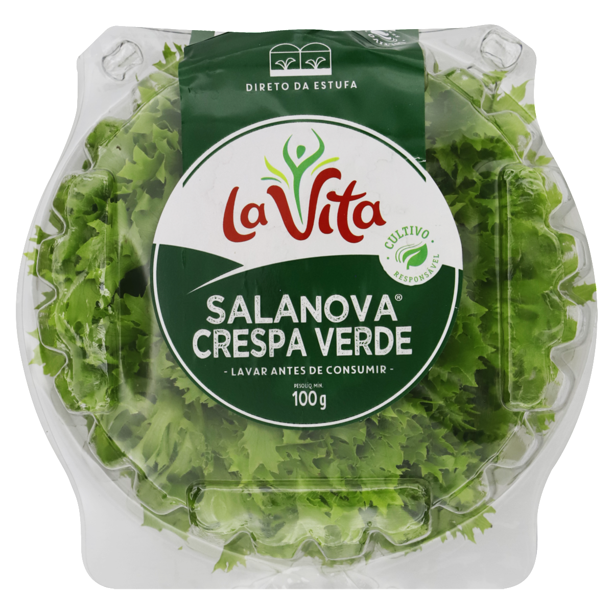 Salanova Mini Crespa La Vita Verde Unidade