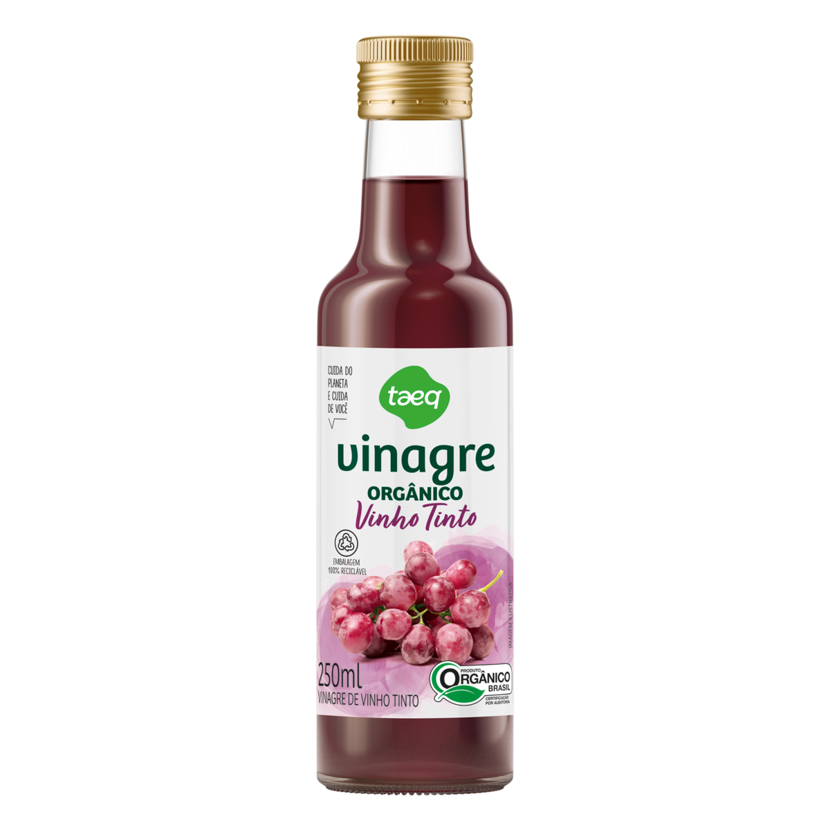 Vinagre de Vinho Tinto Organico TAEQ 250ml