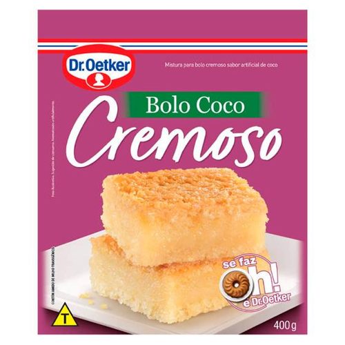 Mistura para Bolo Dr Oetker Coco Cremoso 300g
