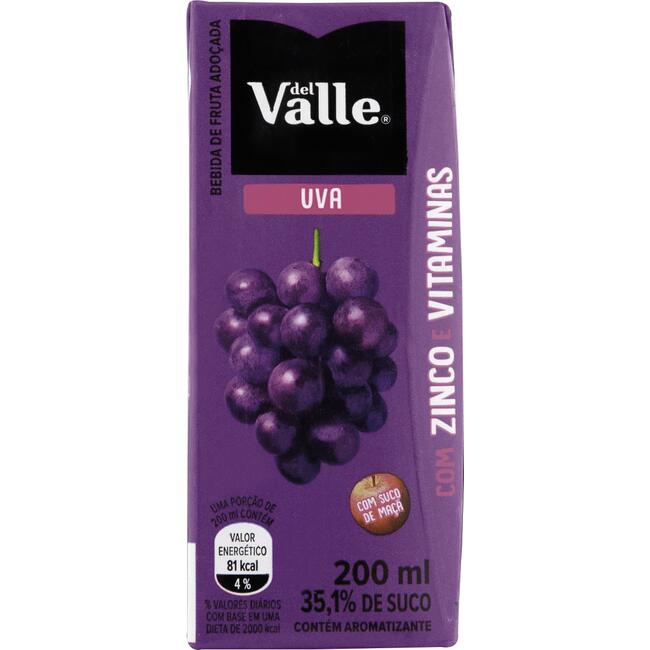 Suco Del Valle Uva 200ml