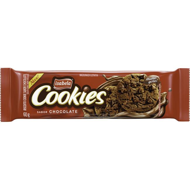 Biscoito Isabela Cookies Chocolate 60g