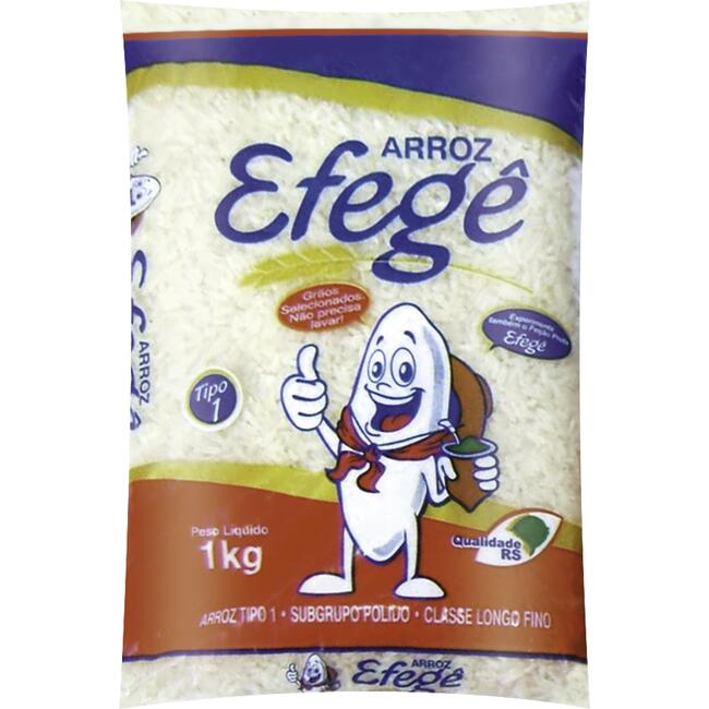 Arroz Efegê Agulhinha - Tipo 1 1kg