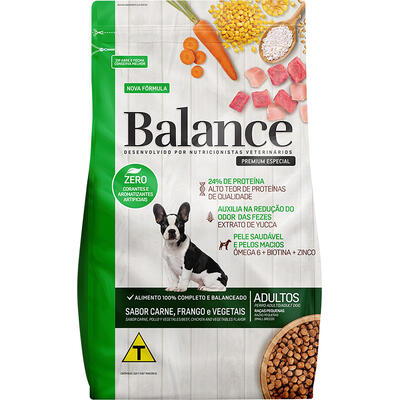 Ração para Cães Balance 10,1kg - Adulto - Raças Pequenas